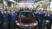 Pekerja General Motors Korea (Foto: inautonews).