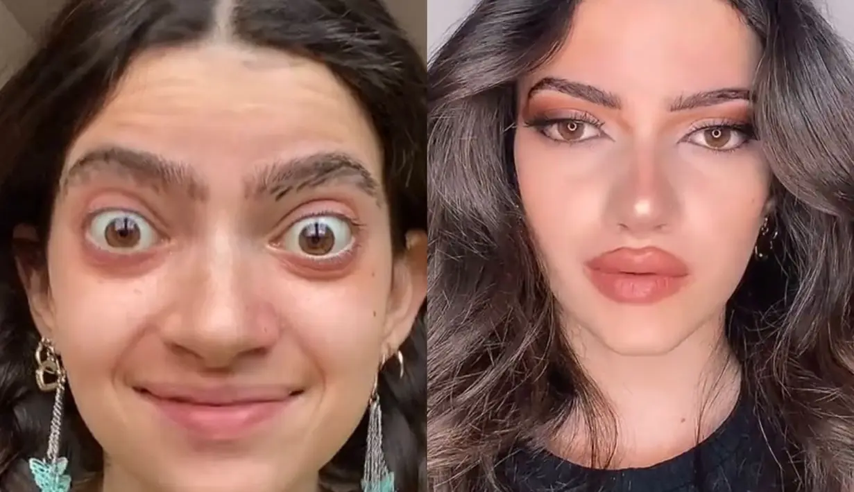 Seperti video TikTok satu ini. Fabiola menunjukkan transformasi wajahnya sebelum memakai dan sesudah memakai makeup. Banyak netizen yang menyebut wajah Fabiola dengan makeup mirip Kendal Jenner.