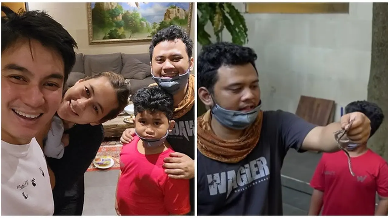 7 Momen Panji Petualang Temukan Sarang Ular di Rumah Baim Wong, Bikin Merinding