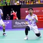 Ganda putra Indonesia Leo Rolly Carnando/Bagas Maulana lolos ke perempat final Hong Kong Open 2024&nbsp;setelah menyingkirkan Lee Jhe-Huei/Yang Po-Hsuan dari Chinese Taipei di Hong Kong Colesium, Kamis (12/9). (foto: PP PBSI)