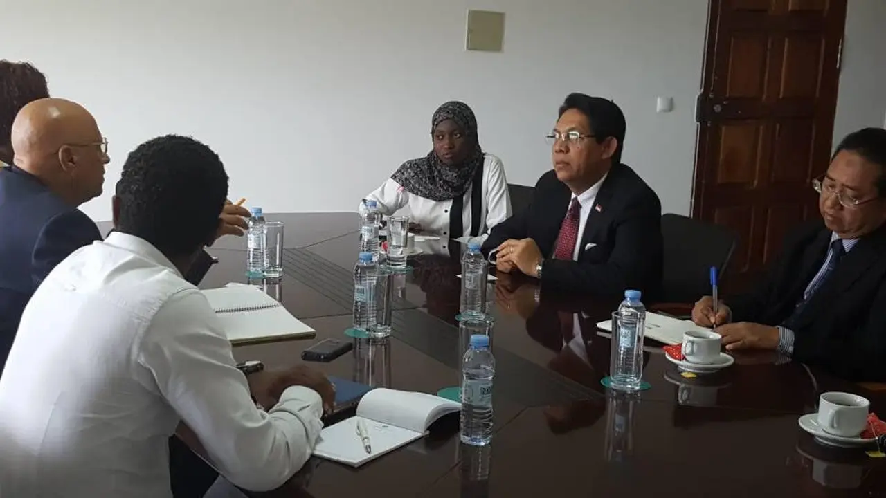 Pertemuan antara delegasi RI dan KADIN Cape Verde