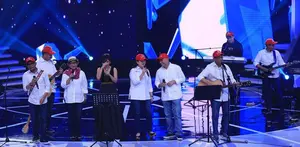 Semangat agar Lombok Bangkit dari Para Menteri lewat Elek Yo Band.