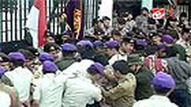 Demo Kedubes Malaysia, Mahasiswa-Polisi Ricuh