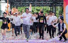 FOTO: Serunya Run for Good Journalism 2025 Bareng Menkeu Purbaya