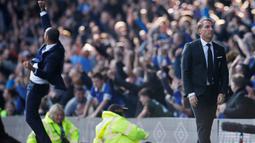 Momen terakhir Brendan Rodgers bersama Liverpool pada Laga Lanjutan Liga Premier Inggris di Goodison Park, Minggu (04/10/2015).  (Action Images via Reuters / Lee Smith)