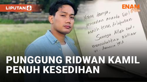 VIDEO: Terjun Langsung, Netizen Sedih Lihat Ridwan Kamil di Pinggir Sungai