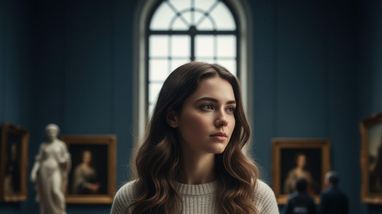 Prompt AI Edit Foto di Museum