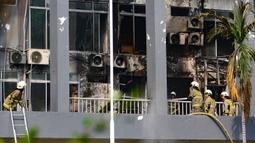 Untuk sementara, penyebab kebakaran belum diketahui secara pasti. (merdeka.com/Arie Basuki)