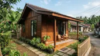 Inspirasi Rumah Kampung Sederhana dengan Tampilan Kekinian. (AI Generated)