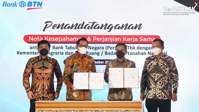 Kolaborasi Kementerian ATR/BPN dan Bank BTN Percepat Sertifikasi Rumah untuk Rakyat