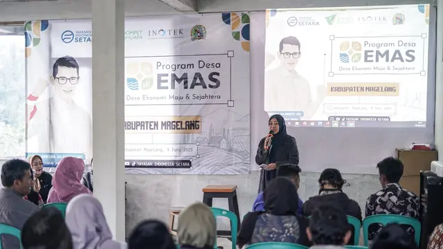 Sandiaga Ungkap Keunggulan Program Desa Emas: Ciptakan Lapangan Kerja
