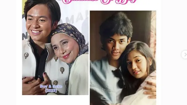 Ayu Azhari bersama Angga Yunanda serta bersama Onky Alexander.