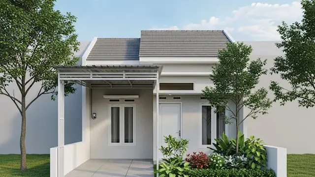 Desain Rumah 1 Lantai dengan Garasi Minimalis