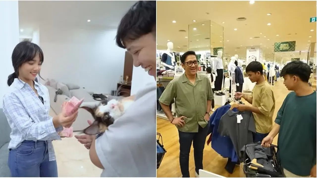 Potret 6 Artis Bagi-Bagi THR ke Karyawannya, Borong Baju hingga Kasih Uang Segepok