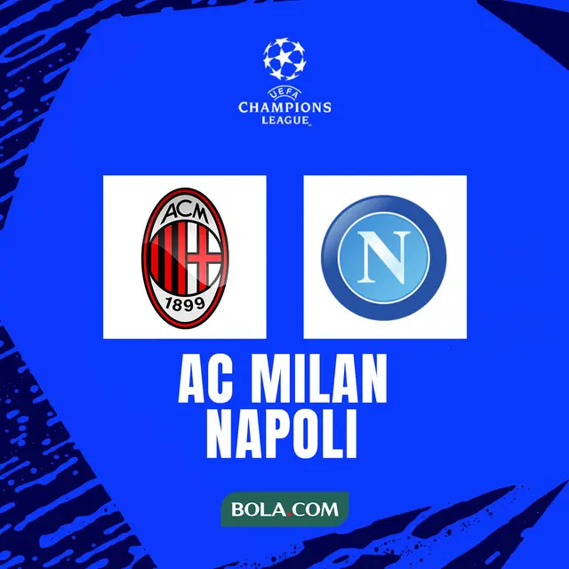 Liga Champions - AC Milan vs Napoli