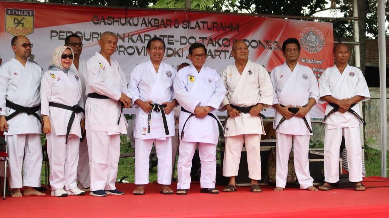 Ucapan Selamat Perguruan Karate-Do Tako Indonesia buat Pramono: Mas Pram Senior Tako Sabuk Hitam