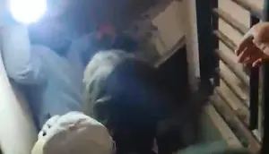Detik-detik Warga Evakuasi  Anak dari Reruntuhan Gempa di Manggarai
