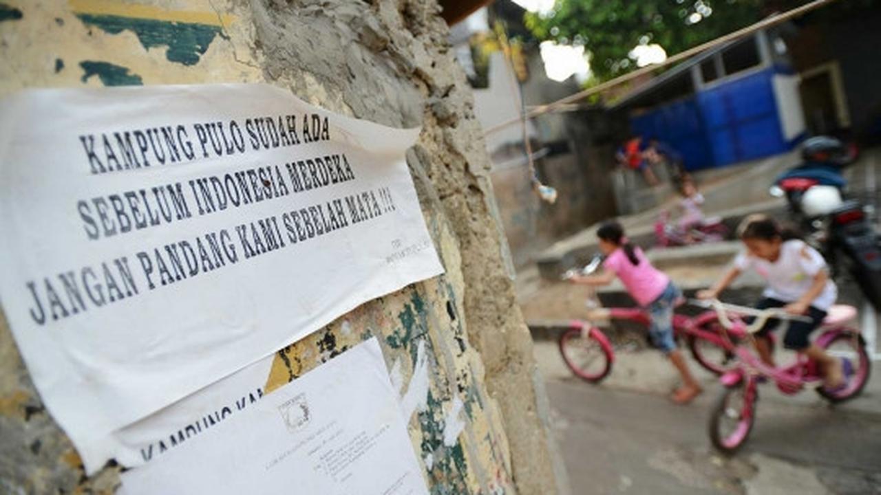 Belum terima ganti rugi, warga Kampung Pulo tolak pindah ke Rusunawa
