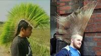6 Potongan Rambut Mohawk Ini Anti-mainstream, Kelewat Nyentrik (Twitter/jowoshitpost Brightside)