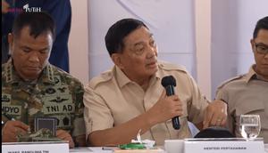 Menteri Pertahanan Sjafrie Sjamsoeddin (Tangkapan Layar YouTube Sekretariat Presiden)