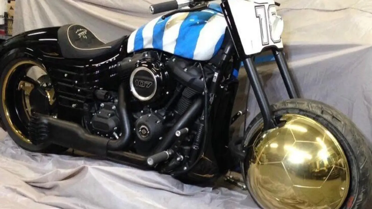 Harley Davidson Kustom Milik Diego Maradona