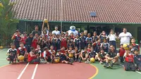 FIBA World Cup 2023 Tinggal Sebulan Lagi, Maskot JIP Sambangi Sekolah-Sekolah di Jakarta
