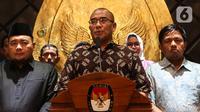 Dalam putusannya DKPP meminta Presiden Joko Widodo (Jokowi) melaksanakan putusan ini paling lama 7 hari sejak putusan dibacakan. (Liputan6.com/Angga Yuniar)