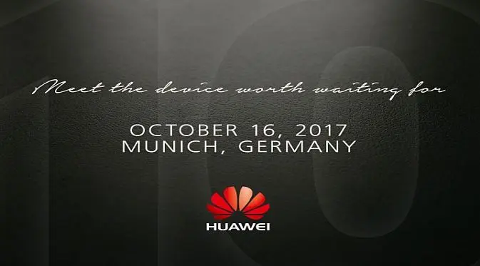 Teaser Huawei Mate 10 (Foto: GSM Arena)
