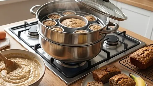 Resep Kue Pisang Oat Kukus Tanpa Tepung Terigu (AI Generated)