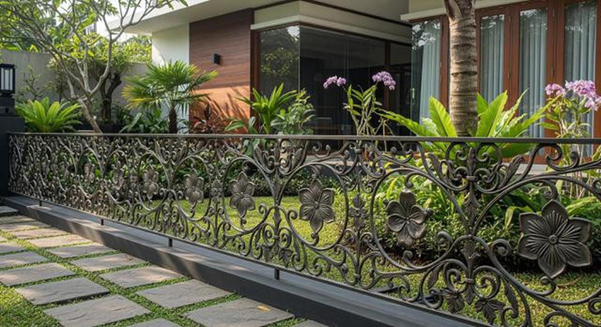 8 Inspirasi Desain Pagar Taman Bunga yang Bikin Halaman Rumah Makin Estetik
