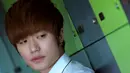 Lee Jeong Hoon, mantan personel boyband HITZ saat mendatangi kantor Liputan6.com, di SCTV Tower, Jakarta, Kamis (15/4/2015). (Liputan6.com/Faisal R Syam)