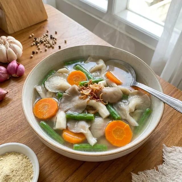 VarianSup Jamur Tiram, Tahu, dan Telur