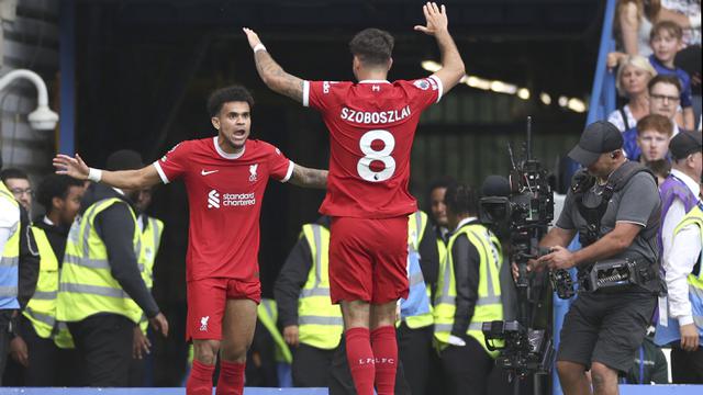 Foto: Aksi Menawan Alexis Mac Allister Warnai Laga Perdana Liverpool di Liga Inggris 2023/2024, Tahan Imbang 1-1 Chelsea