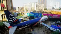 Unik, Pesawat Asal Indonesia Dijadikan Restoran di Tiongkok