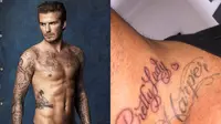 Masing-masing tato Beckham punya makna.