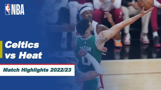 Berita Video, highlights final wilayah barat NBA 2022/2023 antara Miami Heat Vs Boston Celtcics pada Rabu (24/5/2023)