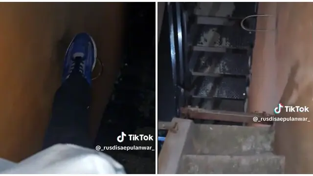 Viral Tangga Kos dengan Desain Nyeleneh Ini Bikin Deg-degan, Bak Ninja Warrior