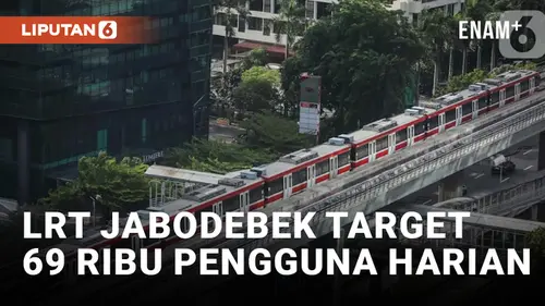 VIDEO: 69.000 Pengguna per Hari Jadi Target LRT Jabodebek di 2024