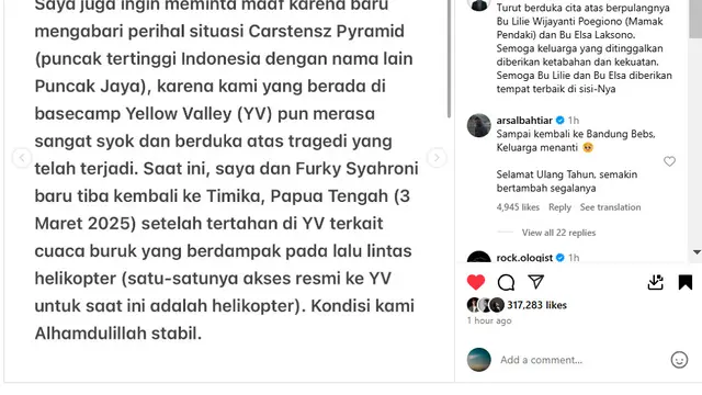 Fiersa Besari Kabarkan Kondisi Terkini