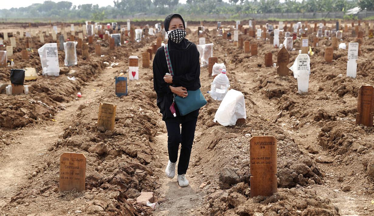 FOTO Duka Kerabat Korban COVID19 di TPU Rorotan News