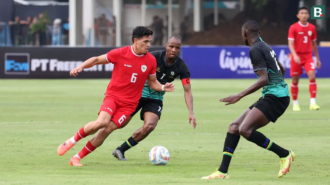 Foto: Berakhir dengan Skor Kacamata, Timnas Indonesia Bermain Imbang Melawan Tanzania di Laga Uji Coba