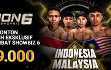 Indonesia vs Malaysia Jilid 2 Panaskan Byon Combat Showbiz 6, Live PPV Eksklusif di Vidio