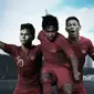 3 pemain kunci Timnas Indonesia U-22. (Bola.com/Dody Iryawan)