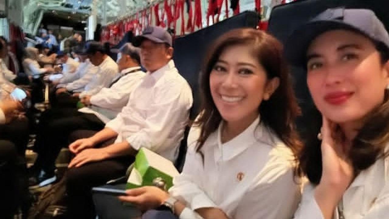 Suasana Menteri Kabinet Merah Putih Naik Hercules ke Lembah Tidar Jalani Ospek