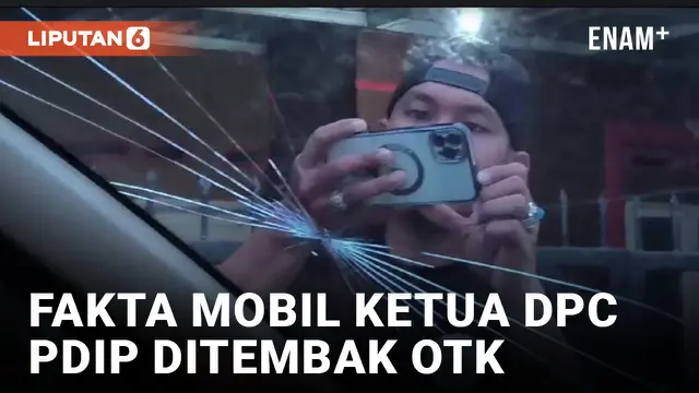 Mobil Ketua DPC PDIP Diduga Ditembak OTK?