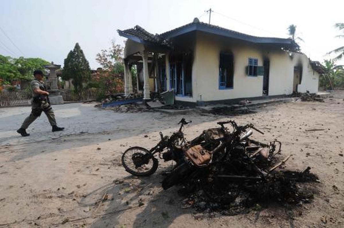 Pasca bentrok antarwarga di Lampung Selatan (2)