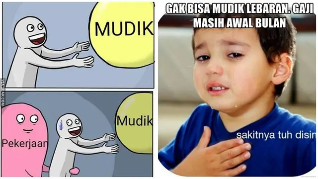 8 Meme Kocak Mudik Lebaran Ini Bikin Senyum Kecut Hot