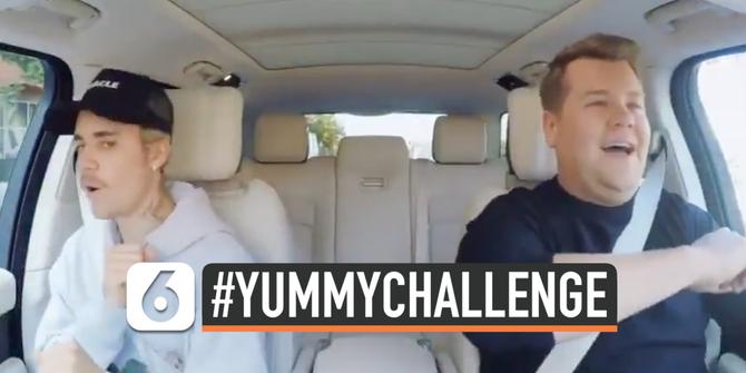 VIDEO: Justin Bieber Tantang James Corden #YummyChallenge