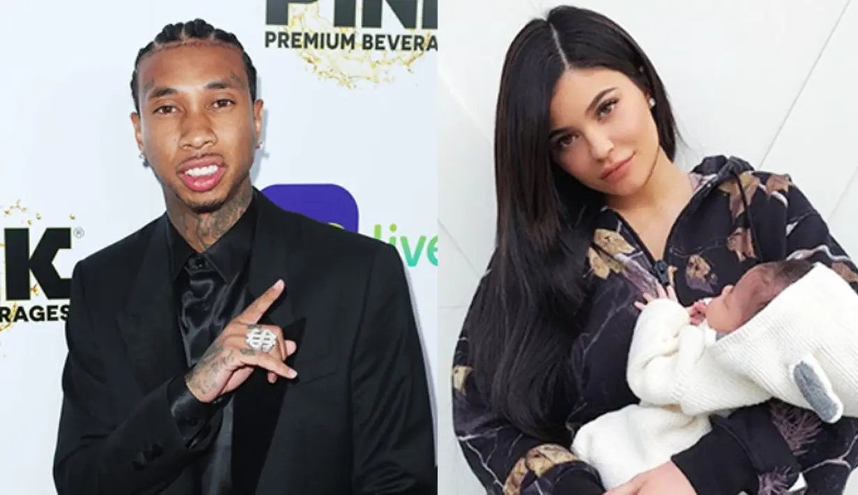 Tyga sepertinya masih tak bisa melupakan Kylie Jenner meski sudah dekat denga beberapa wanita. (Matt Baron/REX/Shutterstock/HollywoodLife)