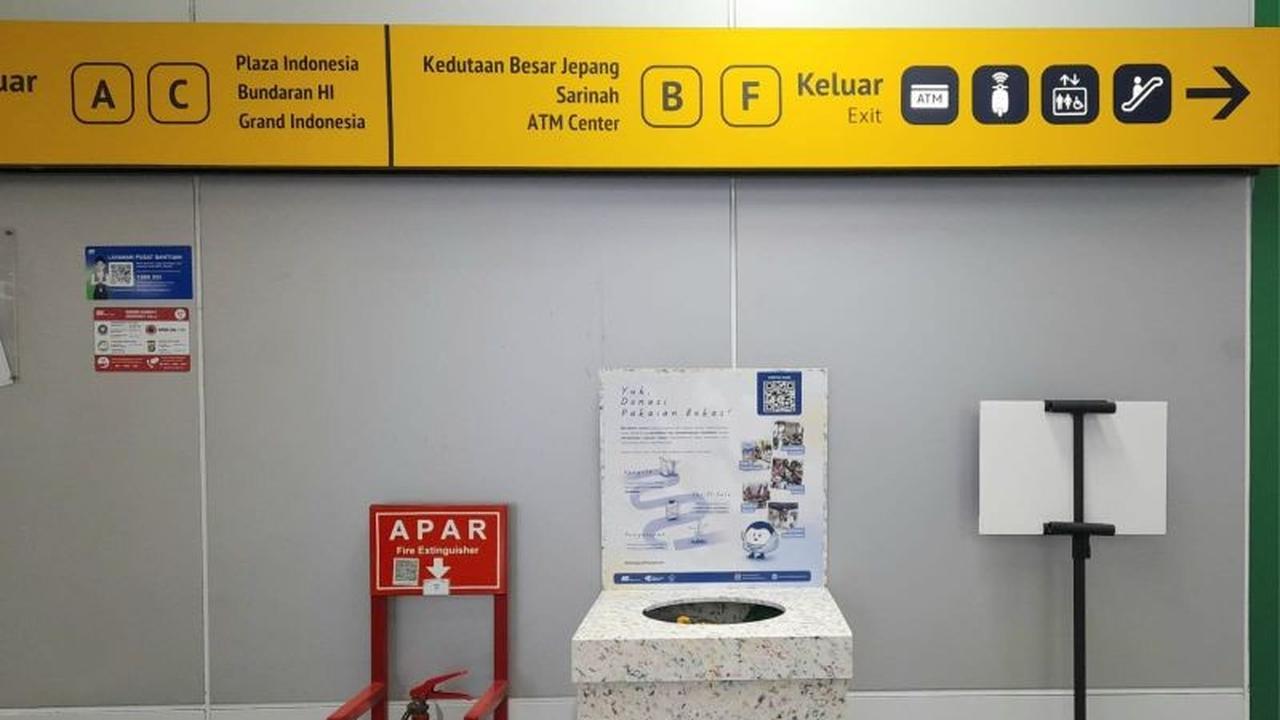 MRT Jakarta Sediakan Drop Box Donasi Pakaian Layak, Dorong Inklusivitas dan Peduli Lingkungan